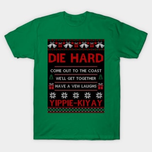 Die Hard Ugly Christmas Sweater T-Shirt